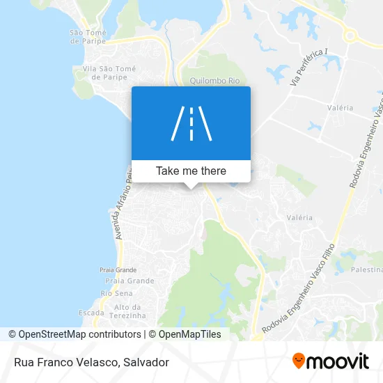 Rua Franco Velasco map