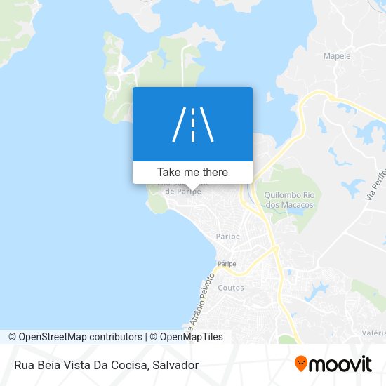 Rua Beia Vista Da Cocisa map
