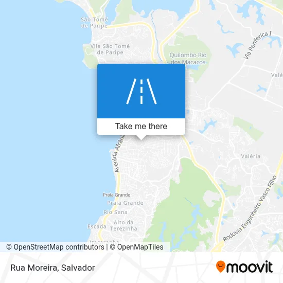 Rua Moreira map