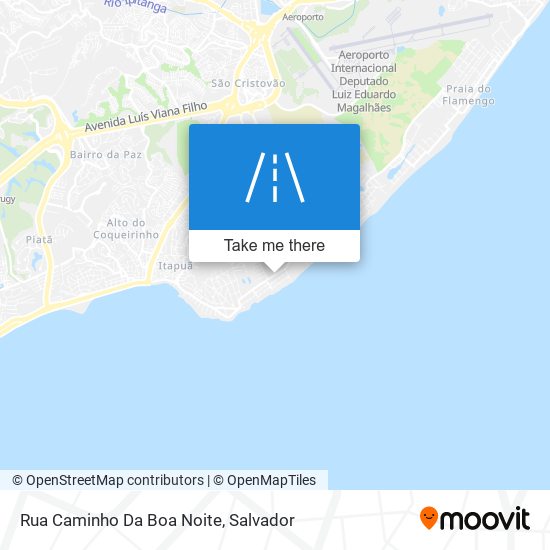 Mapa Rua Caminho Da Boa Noite