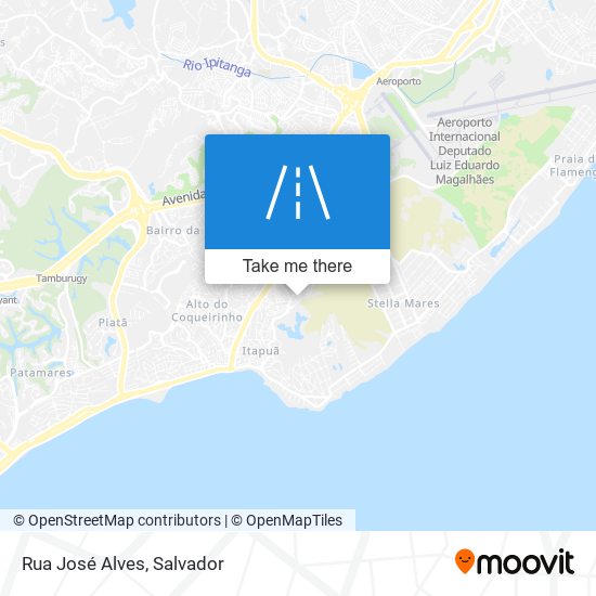 Mapa Rua José Alves