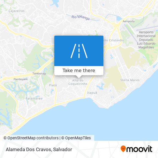 Alameda Dos Cravos map