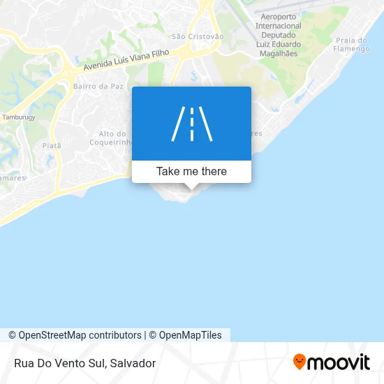 Rua Do Vento Sul map