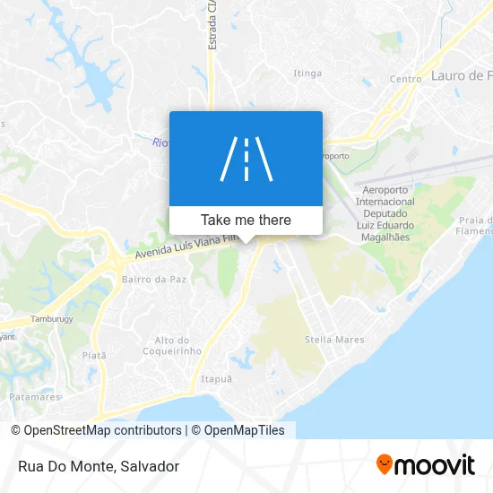 Rua Do Monte map