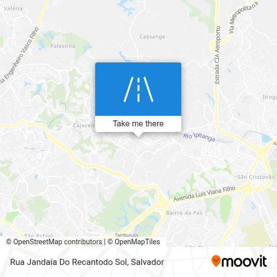 Rua Jandaia Do Recantodo Sol map
