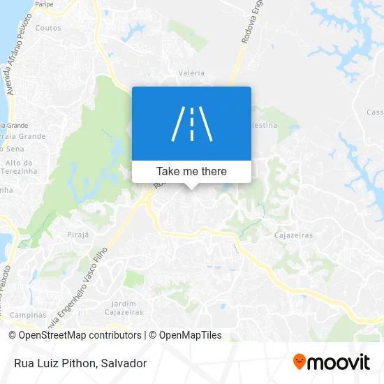 Rua Luiz Pithon map