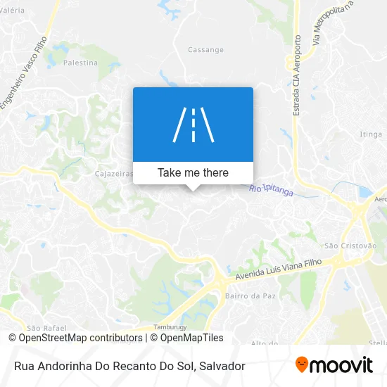 Rua Andorinha Do Recanto Do Sol map