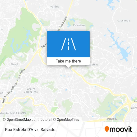 Rua Estrela D'Alva map