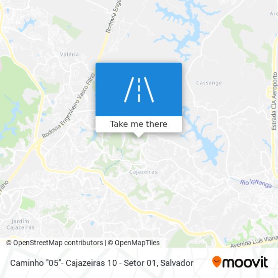 Mapa Caminho "05"- Cajazeiras 10 - Setor 01