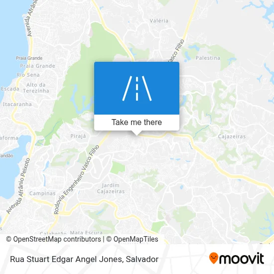 Rua Stuart Edgar Angel Jones map