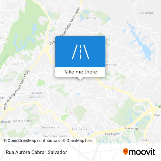 Rua Aurora Cabral map