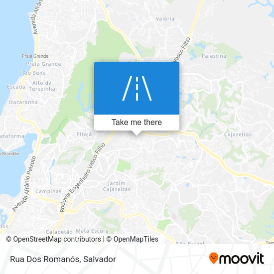 Rua Dos Romanós map