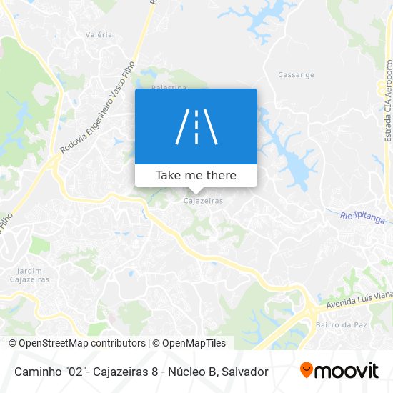 Mapa Caminho "02"- Cajazeiras 8 - Núcleo B