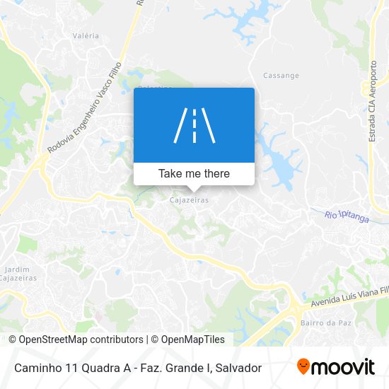 Caminho 11 Quadra A - Faz. Grande I map