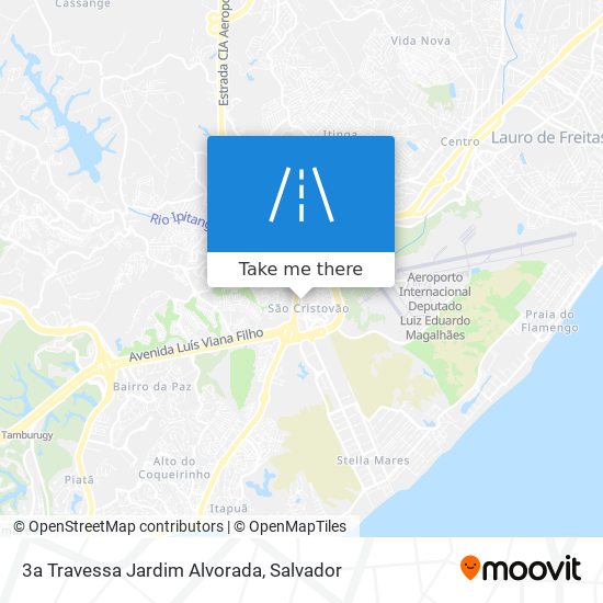 Mapa 3a Travessa Jardim Alvorada