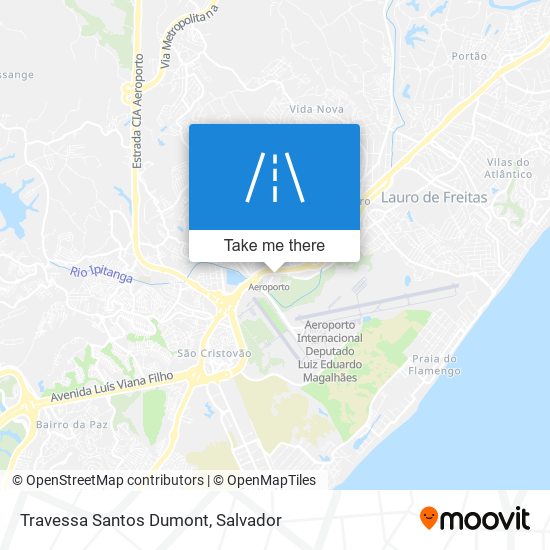 Mapa Travessa Santos Dumont