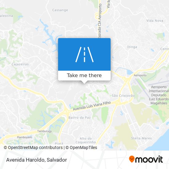 Mapa Avenida Haroldo