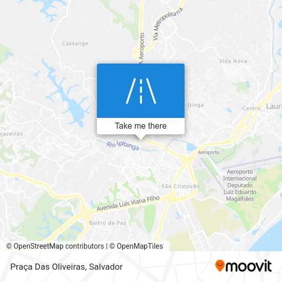 Praça Das Oliveiras map
