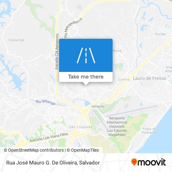 Rua José Mauro G. De Oliveira map