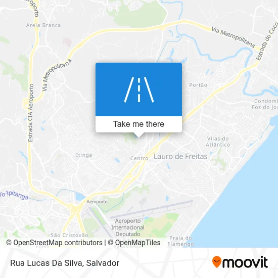 Rua Lucas Da Silva map