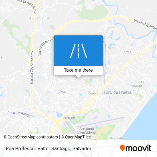 Rua Professor Valter Santiago map