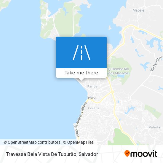 Mapa Travessa Bela Vista De Tuburão