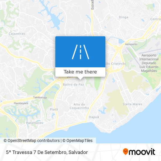 Mapa 5ª Travessa 7 De Setembro