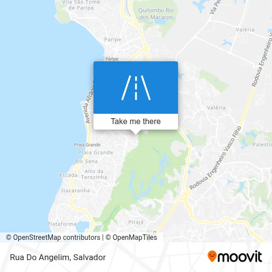 Rua Do Angelim map