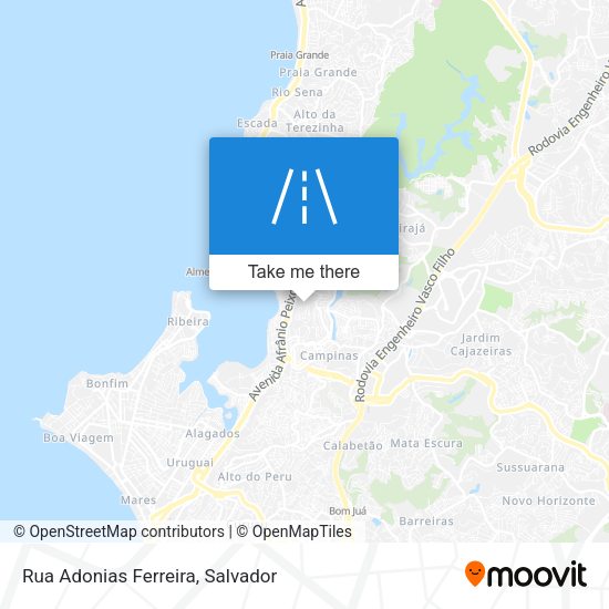 Rua Adonias Ferreira map