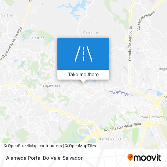 Mapa Alameda Portal Do Vale