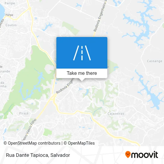 Rua Dante Tapioca map