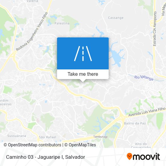 Caminho 03 - Jaguaripe I map
