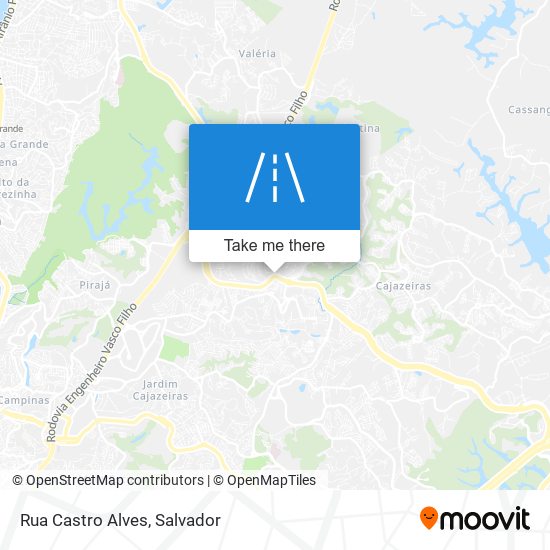 Rua Castro Alves map