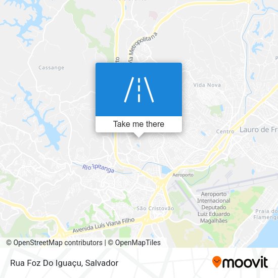 Rua Foz Do Iguaçu map