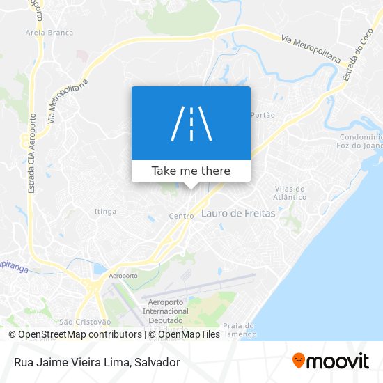 Rua Jaime Vieira Lima map