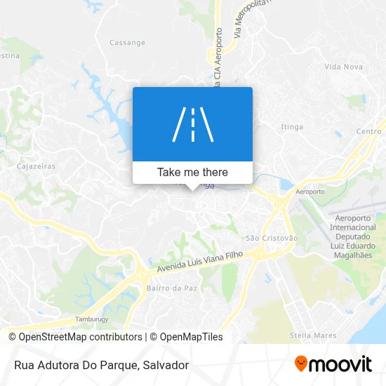 Rua Adutora Do Parque map