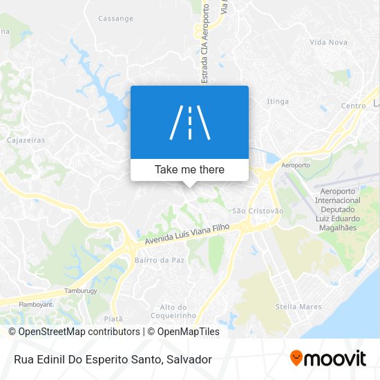 Rua Edinil Do Esperito Santo map