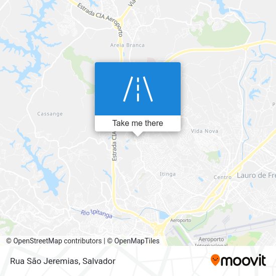 Rua São Jeremias map
