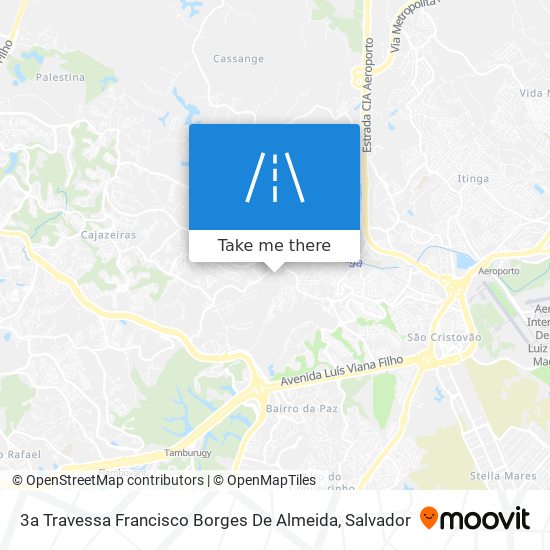 3a Travessa Francisco Borges De Almeida map