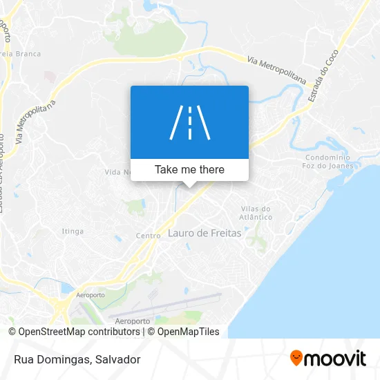 Rua Domingas map