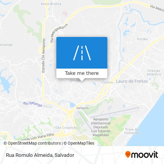 Rua Romulo Almeida map