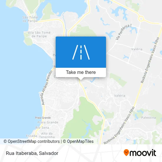 Rua Itaberaba map