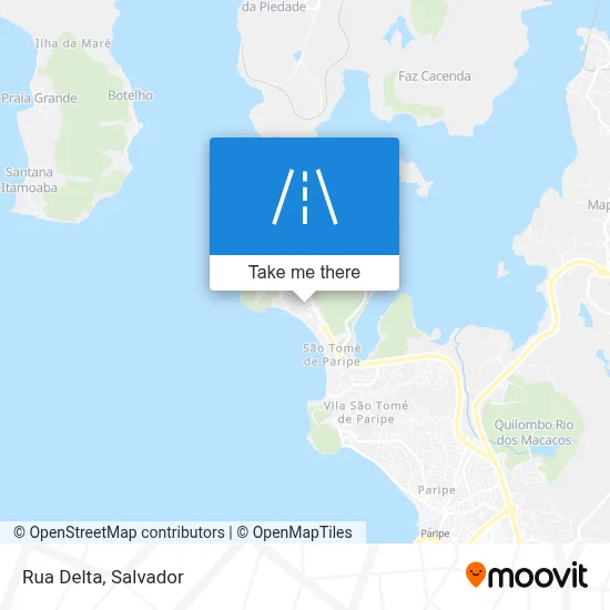 Rua Delta map
