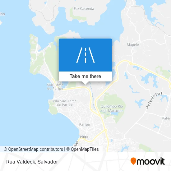 Rua Valdeck map