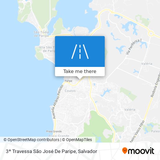 Mapa 3ª Travessa São José De Paripe