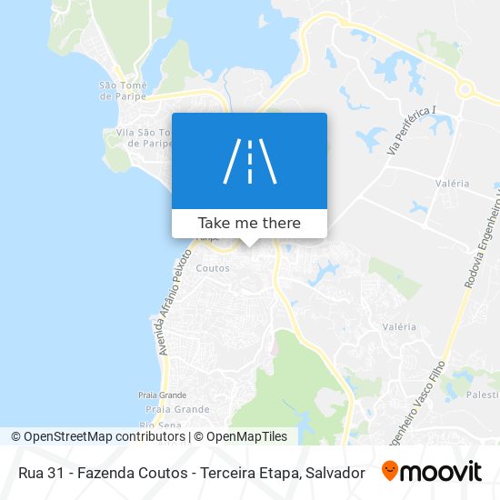 Mapa Rua 31 - Fazenda Coutos - Terceira Etapa