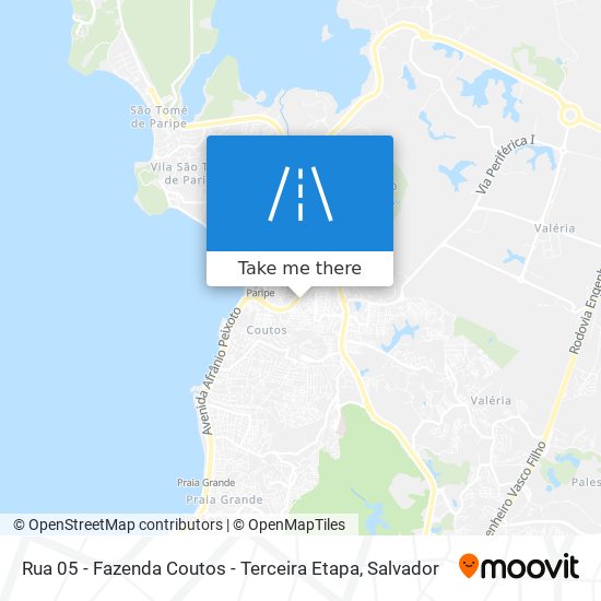 Mapa Rua 05 - Fazenda Coutos - Terceira Etapa