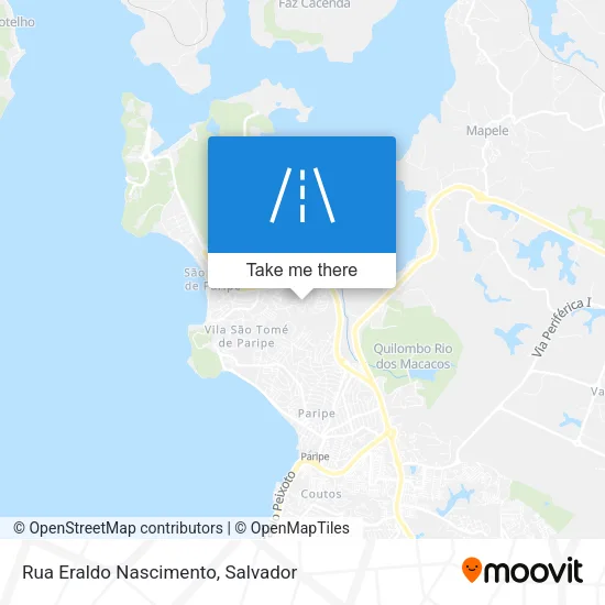 Rua Eraldo Nascimento map