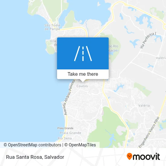 Rua Santa Rosa map