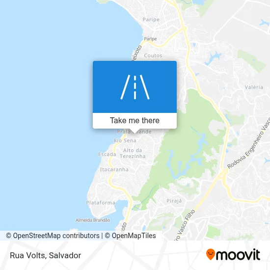 Rua Volts map